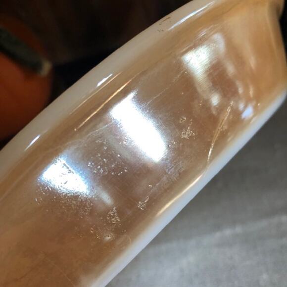 Vintage Fire King Peach Lustre 9” Pie Plate - Picture 6 of 7